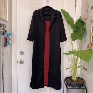 Light weight, black coat